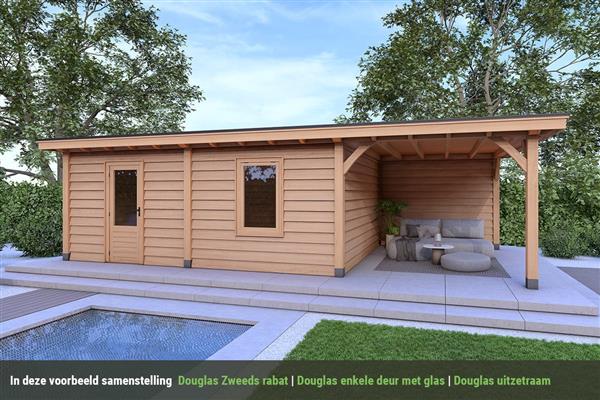 Grote foto overkapping royal serie 5 douglas 750 x 310 cm tuin en terras tuinhuisjes en blokhutten