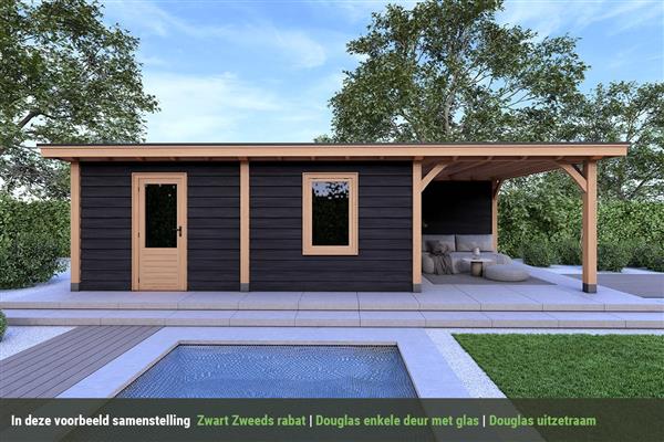 Grote foto overkapping royal serie 5 douglas 750 x 310 cm tuin en terras tuinhuisjes en blokhutten
