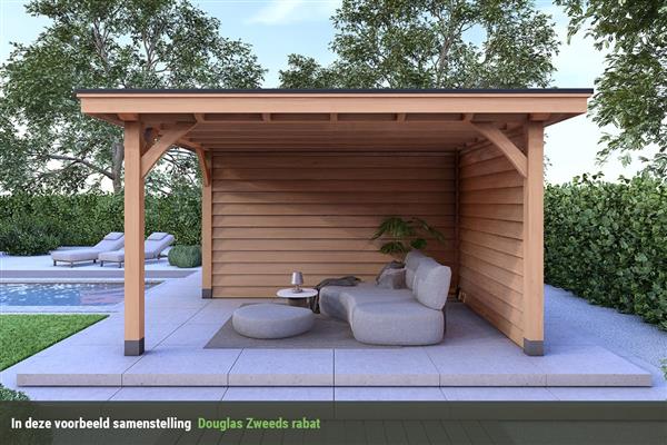 Grote foto overkapping royal serie 5 douglas 750 x 310 cm tuin en terras tuinhuisjes en blokhutten