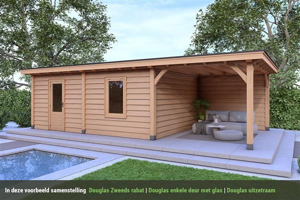 Grote foto overkapping royal serie 5 douglas 750 x 310 cm tuin en terras tuinhuisjes en blokhutten