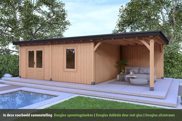 Grote foto overkapping royal serie 5 douglas 750 x 310 cm tuin en terras tuinhuisjes en blokhutten