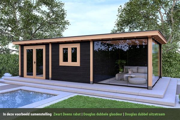 Grote foto overkapping royal serie 5 douglas 750 x 310 cm tuin en terras tuinhuisjes en blokhutten