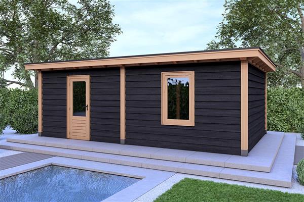 Grote foto overkapping royal serie 5 douglas 500 x 310 cm tuin en terras tuinhuisjes en blokhutten