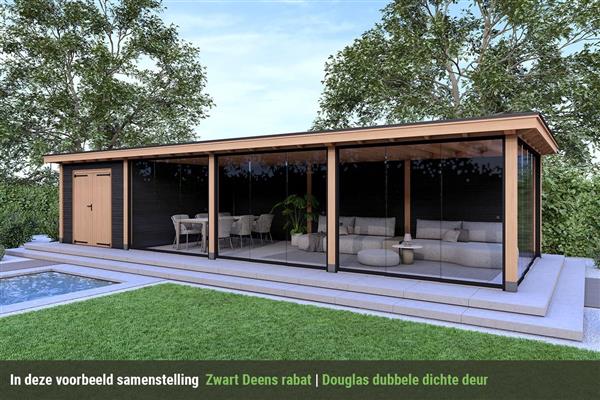 Grote foto overkapping royal serie 4 douglas 1400 x 310 cm tuin en terras tuinhuisjes en blokhutten