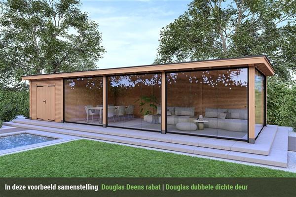 Grote foto overkapping royal serie 4 douglas 1400 x 310 cm tuin en terras tuinhuisjes en blokhutten