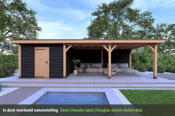 Grote foto overkapping royal serie 4 douglas 750 x 400 cm tuin en terras tuinhuisjes en blokhutten