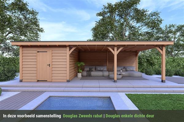 Grote foto overkapping royal serie 4 douglas 750 x 400 cm tuin en terras tuinhuisjes en blokhutten