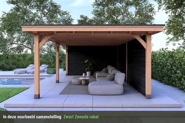 Grote foto overkapping royal serie 4 douglas 750 x 400 cm tuin en terras tuinhuisjes en blokhutten