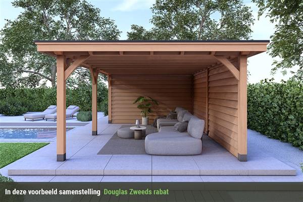 Grote foto overkapping royal serie 4 douglas 750 x 400 cm tuin en terras tuinhuisjes en blokhutten