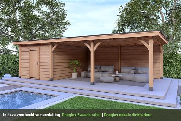 Grote foto overkapping royal serie 4 douglas 750 x 400 cm tuin en terras tuinhuisjes en blokhutten