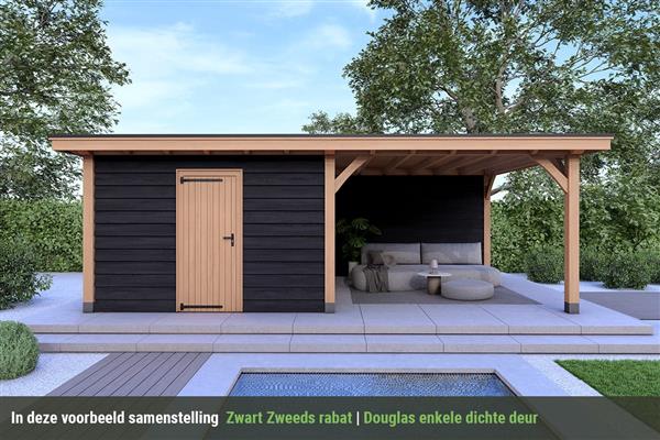 Grote foto overkapping royal serie 4 douglas 700 x 310 cm tuin en terras tuinhuisjes en blokhutten