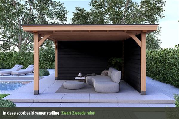 Grote foto overkapping royal serie 4 douglas 700 x 310 cm tuin en terras tuinhuisjes en blokhutten