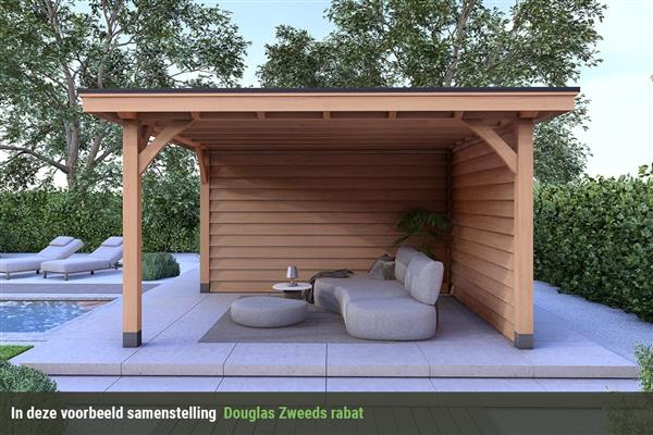 Grote foto overkapping royal serie 4 douglas 700 x 310 cm tuin en terras tuinhuisjes en blokhutten