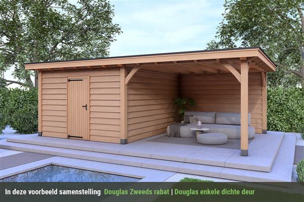 Grote foto overkapping royal serie 4 douglas 700 x 310 cm tuin en terras tuinhuisjes en blokhutten