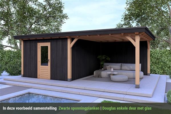 Grote foto overkapping royal serie 4 douglas 700 x 310 cm tuin en terras tuinhuisjes en blokhutten