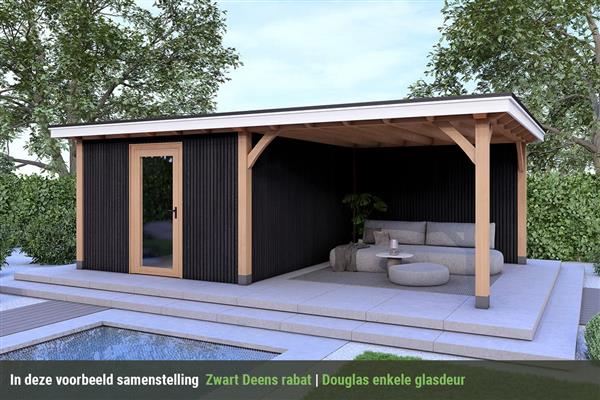 Grote foto overkapping royal serie 4 douglas 700 x 310 cm tuin en terras tuinhuisjes en blokhutten
