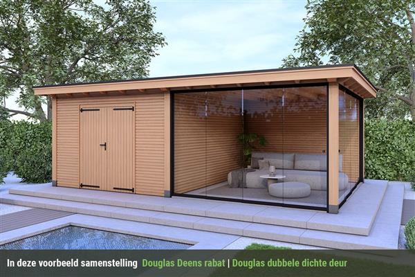 Grote foto overkapping royal serie 4 douglas 700 x 310 cm tuin en terras tuinhuisjes en blokhutten