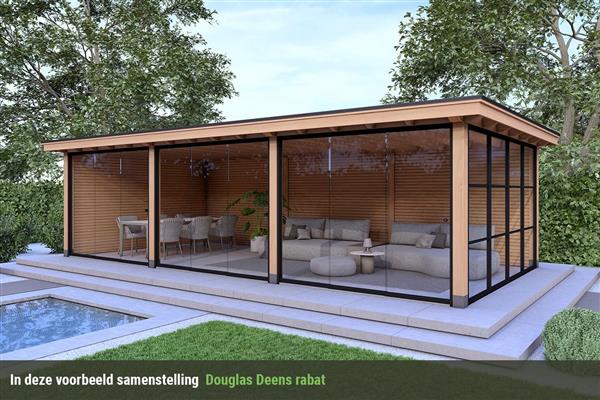 Grote foto overkapping royal serie 3 douglas 900 x 310 cm tuin en terras tuinhuisjes en blokhutten