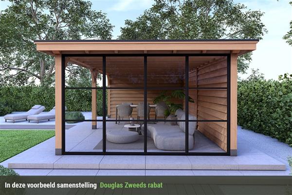 Grote foto overkapping royal serie 3 douglas 800 x 400 cm tuin en terras tuinhuisjes en blokhutten