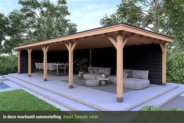 Grote foto overkapping royal serie 2 douglas 1200 x 310 cm tuin en terras tuinhuisjes en blokhutten