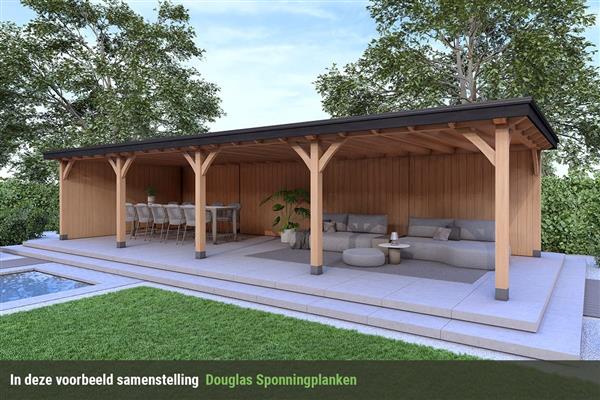 Grote foto overkapping royal serie 2 douglas 1200 x 310 cm tuin en terras tuinhuisjes en blokhutten