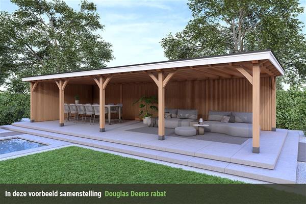 Grote foto overkapping royal serie 2 douglas 1200 x 310 cm tuin en terras tuinhuisjes en blokhutten
