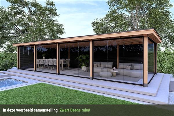 Grote foto overkapping royal serie 2 douglas 1200 x 310 cm tuin en terras tuinhuisjes en blokhutten