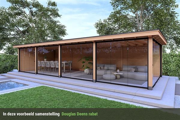 Grote foto overkapping royal serie 2 douglas 1200 x 310 cm tuin en terras tuinhuisjes en blokhutten