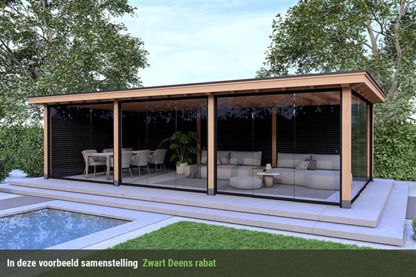 Grote foto overkapping royal serie 2 douglas 1050 x 400 cm tuin en terras tuinhuisjes en blokhutten