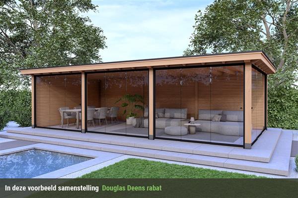 Grote foto overkapping royal serie 2 douglas 1050 x 400 cm tuin en terras tuinhuisjes en blokhutten