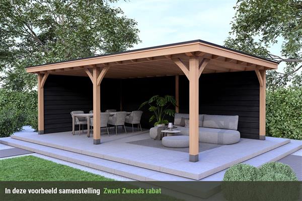 Grote foto overkapping royal serie 2 douglas 600 x 310 cm tuin en terras tuinhuisjes en blokhutten