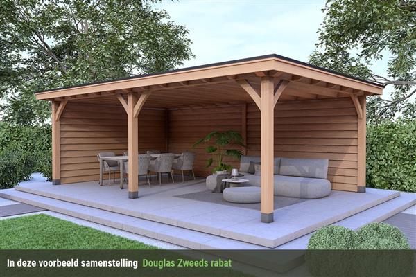 Grote foto overkapping royal serie 2 douglas 600 x 310 cm tuin en terras tuinhuisjes en blokhutten
