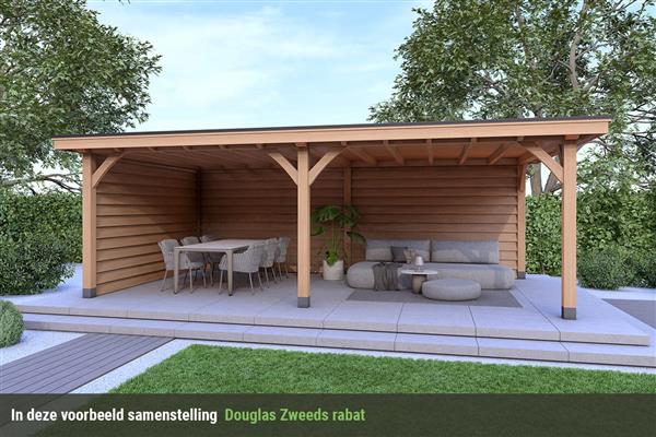 Grote foto overkapping royal serie 2 douglas 600 x 310 cm tuin en terras tuinhuisjes en blokhutten