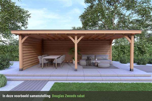 Grote foto overkapping royal serie 2 douglas 600 x 310 cm tuin en terras tuinhuisjes en blokhutten