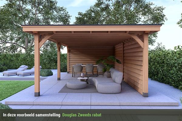 Grote foto overkapping royal serie 2 douglas 600 x 310 cm tuin en terras tuinhuisjes en blokhutten