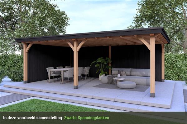 Grote foto overkapping royal serie 2 douglas 600 x 310 cm tuin en terras tuinhuisjes en blokhutten