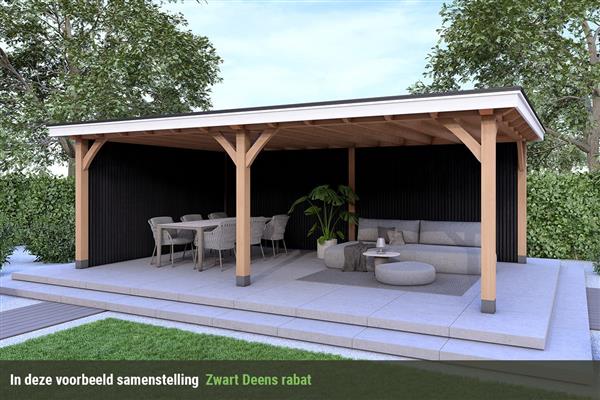 Grote foto overkapping royal serie 2 douglas 600 x 310 cm tuin en terras tuinhuisjes en blokhutten