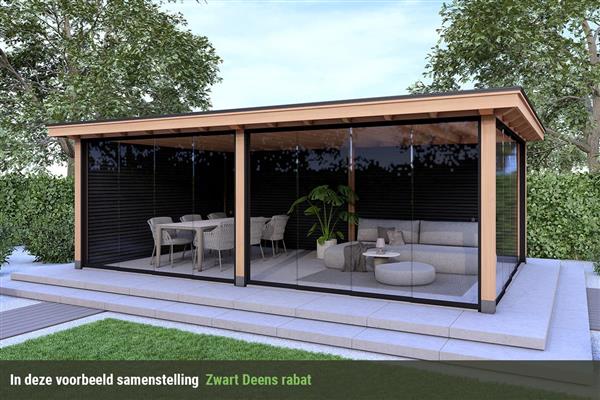 Grote foto overkapping royal serie 2 douglas 600 x 310 cm tuin en terras tuinhuisjes en blokhutten