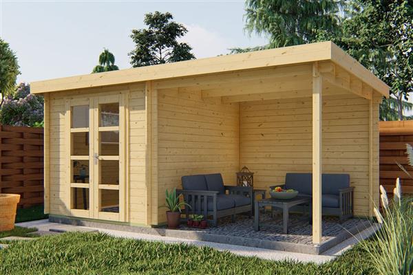 Grote foto blokhut eirunn tuin en terras tuinhuisjes en blokhutten