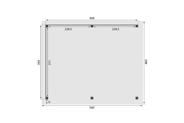 Grote foto overkapping royal serie 2 douglas 500 x 400 cm tuin en terras tuinhuisjes en blokhutten