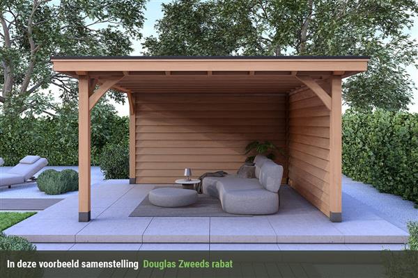 Grote foto overkapping royal serie 2 douglas 400 x 310 cm tuin en terras tuinhuisjes en blokhutten