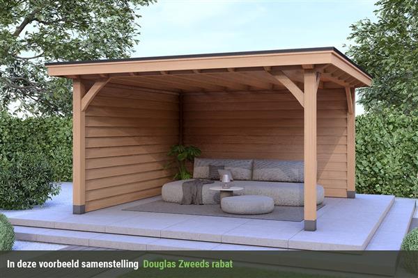 Grote foto overkapping royal serie 2 douglas 400 x 310 cm tuin en terras tuinhuisjes en blokhutten
