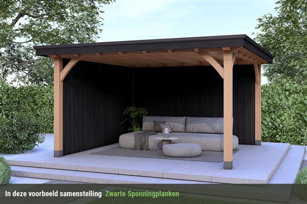 Grote foto overkapping royal serie 2 douglas 400 x 310 cm tuin en terras tuinhuisjes en blokhutten