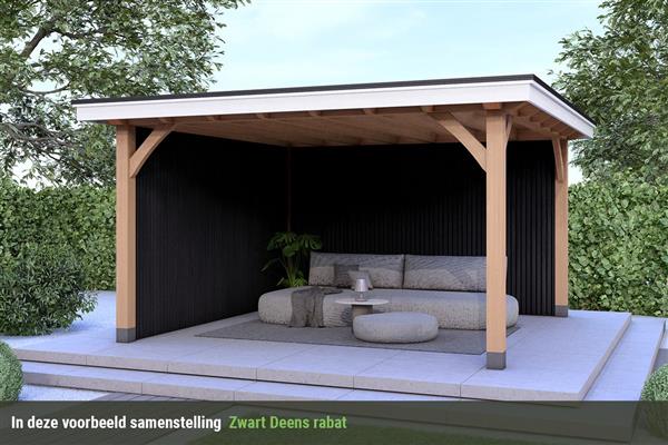 Grote foto overkapping royal serie 2 douglas 400 x 310 cm tuin en terras tuinhuisjes en blokhutten