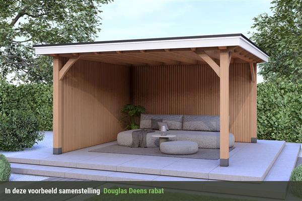 Grote foto overkapping royal serie 2 douglas 400 x 310 cm tuin en terras tuinhuisjes en blokhutten