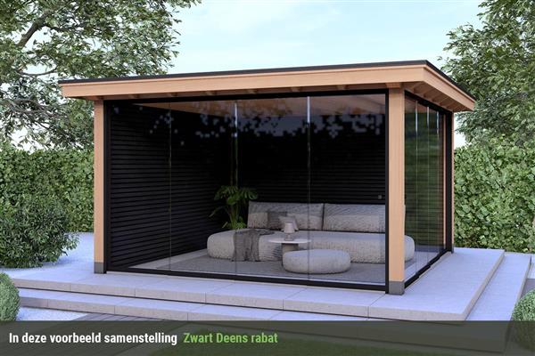 Grote foto overkapping royal serie 2 douglas 400 x 310 cm tuin en terras tuinhuisjes en blokhutten