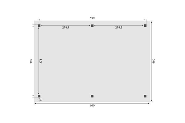 Grote foto overkapping royal serie 1 douglas 600 x 400 cm tuin en terras tuinhuisjes en blokhutten