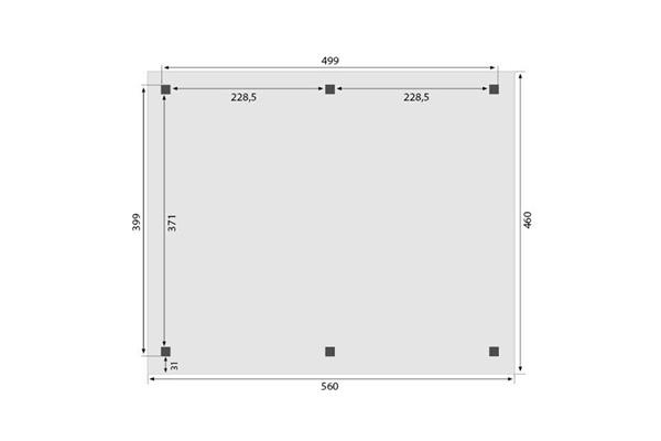 Grote foto overkapping royal serie 1 douglas 500 x 400 cm tuin en terras tuinhuisjes en blokhutten