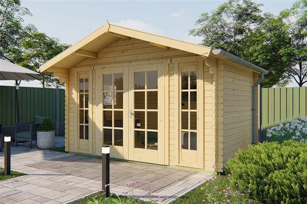 Grote foto blokhut mimir tuin en terras tuinhuisjes en blokhutten