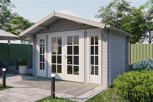 Grote foto blokhut mimir tuin en terras tuinhuisjes en blokhutten